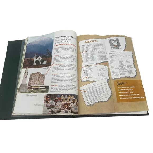 1962 World Book Encyclopedia Salesman Sample Binder w/ Ephemera - Picture 6 of 13